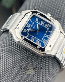 cartier-santos-bayan-lacivert-bayan-replika-saat-03