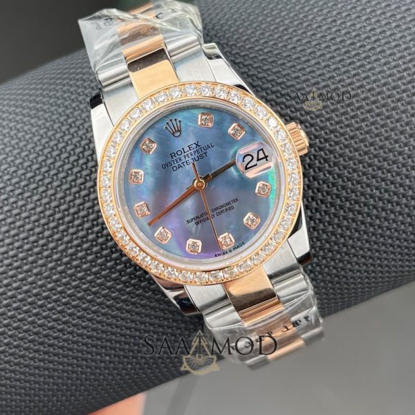 Rolex DateJust 31mm Mavi Kadran Oyster Bayan Kol Saati