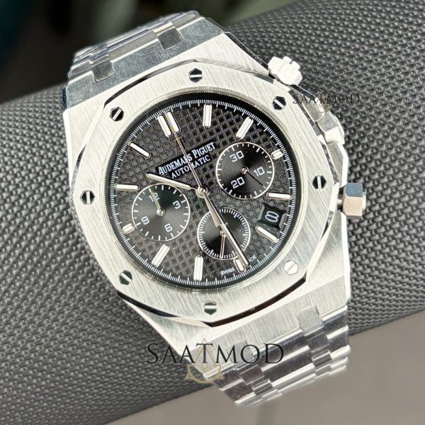 Audemars Piguet Royal Oak Siyah Kadran Kronograf Otomatik Erkek Kol Saati